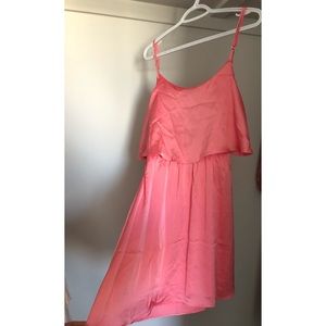 Luxe fashion label Bubblegum Pink Satin Slip Dress